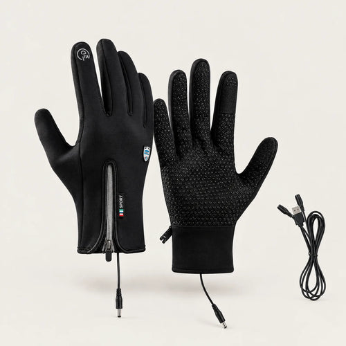 BergHeat Grip: heated gloves as a pair with Y-cable, back and palm